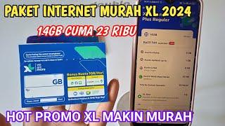 PAKET INTERNET MURAH XL TERBARU 2024  HOT PROMO XL MAKIN MURAH