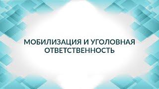 Мобилизация и уголовная ответственность. Советы адвоката.