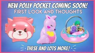 2023 Polly Pocket Preview  Red Panda Mama & Joey Pollyville Cars and MORE  New Polly Pocket