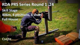 Skill stage 406m 8 shots 4 positions RDA PRS 2024 1st round