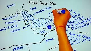 Where is Dubai Ports on Map  How many Sea Ports in Dubai  5min Knowledge