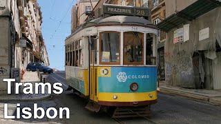  Trams in Lisbon - Elétricos de Lisboa 2021 4K