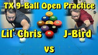 TX 9-Ball Open Practice Featuring J-Bird