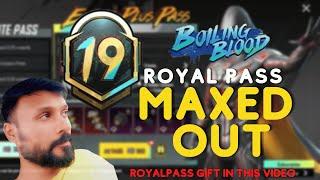 C4S10 M19 ROYAL PASS 1 TO 50 MAX OUT  PUBG MOBILE  50 BUCKS GAMING