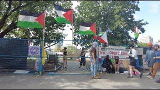 Police tell protesters at U of T encampment to leave and organizers won’t say if they’ll go