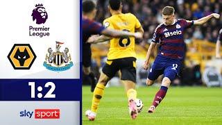 Was für Tore  Wolverhampton Wanderers - Newcastle United  Highlights - Premier League 202425