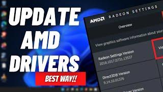 How to Update AMD Radeon Graphics Card Drivers  AMD Radeon Software Download & Install 2022