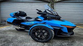 Live exhaust sound reveal on a 2023 Can Am Spyder 