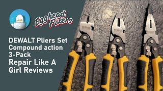 DEWALT Pliers Set Compound action 3-Pack DWHT70485 - Repair Like A Girl Reviews