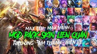 Mod Pack 50 Skin Hot Pick Liên Quân V1 Full Hiệu Ứng Sau Update S1 - 2024  Sơn Mod AOV