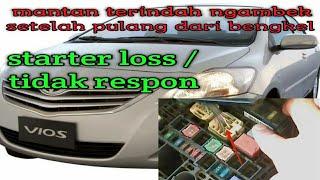 vios gen 2 tidak bisa di starter.  tidak respon 