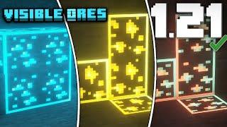 Visible Ores Texture Pack 1.21 Download Outlined Ores