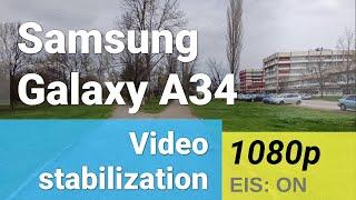 1080p stabilization test main camera - Samsung Galaxy A34