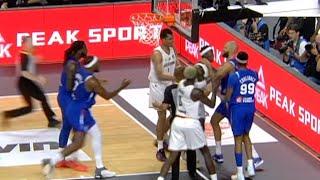 Evan Fournier Gets EJECTED After Fight with Dennis Schröder  Germany VS France