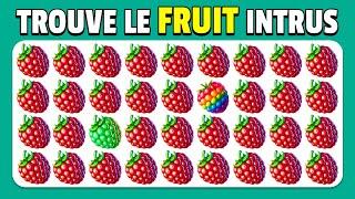 100 casse-têtes pour les GÉNIES  Trouve lintrus - Édition Fruits 