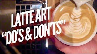 A Latte Art & Milk Steaming Tutorial Dos and Donts   La Marzocco Linea Mini