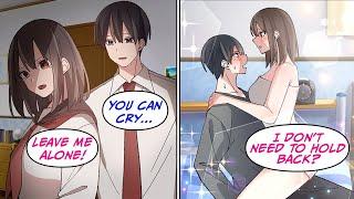 Manga Dub My childhood friend who lost her parents became my step-sister... RomCom