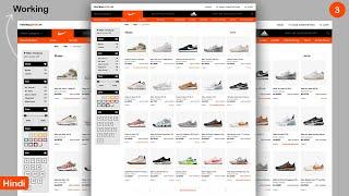 Ecommerce website using html and css  ECOMMERCE WEBSITE Using Html Css And Javascript  Part-3