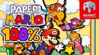 Paper Mario Switch Online N64 - 100% Longplay Full Game Walkthrough No Commentary Gameplay Guide