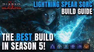 THE BEST BUILD OF SEASON 5 - Lightning Spear Sorc Build Guide