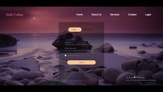 How To Create A Website Using #HTML And #CSS With Login & Registration FormHTML & CSS.