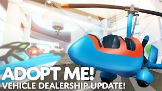 NEW PLANES BOATS & MORE  Vehicle Dealership Update ️ Adopt Me on Roblox