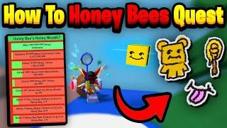 How To Get Beesmas HONEY BEE STICKERS Silly Tongue Honey Bee Bear Honey Dipper}  Bee Swarm