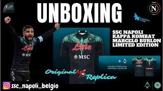 UNBOXING Napoli Jersey Marcelo Burlon X Kit Kappa Original {E-Napolistore} Vs Replica maglia