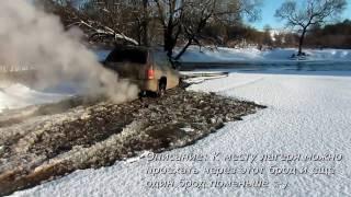 Dodge Durango and Ford Explorer 4 in the snow