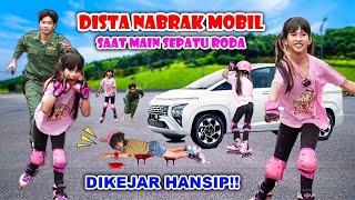 GAWAT NABRAK MOBIL SAAT MAIN SEPATU RODADIKEJAR HANSIP LAGI #viralvideos