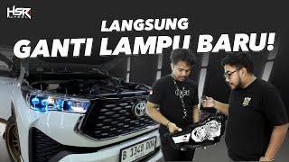 Project Terbaru Saingan Innova Reborn Langsung Garap Lampu Baru ft Beebot Asia