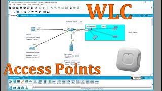 How To Configure WLC Wireless LAN Controller and Access Points - Cisco Packet Tracer