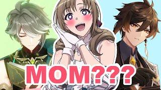 Mom reacts to ALL Genshin Impact characters