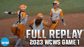 Tennessee vs. Alabama 2023 Women’s College World Series  FULL REPLAY