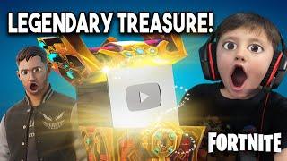 Shawn gets Legendary Treasure in the MAIL  Beasty Shawn plays FORTNITE