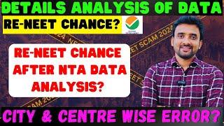 RE-NEET 2024 ? RENEET CHANCE AFTER CITY AND CENTRE WISE ANALYSIS ?? COMPLETE ANALYSIS OF RENEET 