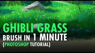 How to Make a Perfect Grass Brush - 1 minute tip