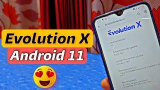 Review + Install Evolution X ROM Android 11 ft. Redmi Note 8 