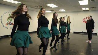 Irish Dancers get ready for St. Patricks Parade in Montreal