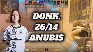 CS2 POV  Donk 2614  Faceit Ranked Anubis EP 04