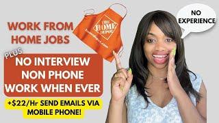 No Interview Non Phone I Email Only Job I Home Depot Is Hiring Work From Home 2024