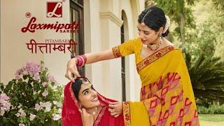 laxmipati brand new catalogue most beautiful printed SAREE savan special edition     PITAMBRI