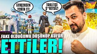 FAKE OLDUĞUMU DÜŞÜNÜP KÜFÜRLER SAVURDU PEKİ YA SONRA?  PUBG MOBILE