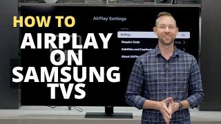 How to AirPlay on Samsung TVs