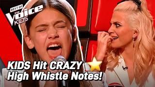 AMAZING High Notes on The Voice Kids 