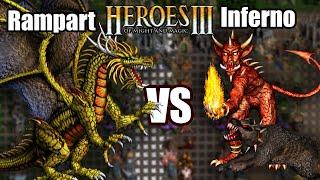 Rampart VS Inferno  100 weeks growth  Heroes of Might and Magic 3 HotA