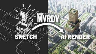 Wie MVRDV KI für die Gestaltung seiner Gebäude nutzt