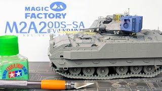 Post-Build Review Magic Factory 135 Bradley M2A2 ODS-SA Ukraine -- BFiST Conversion