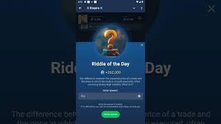 9 October Riddle of the Day X Empire Today Code  X Empire Riddle of the Day Code Today  Listing