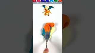 What color do mixed Pokémon make?? #colormixing #oddlysatisfying #satisfying